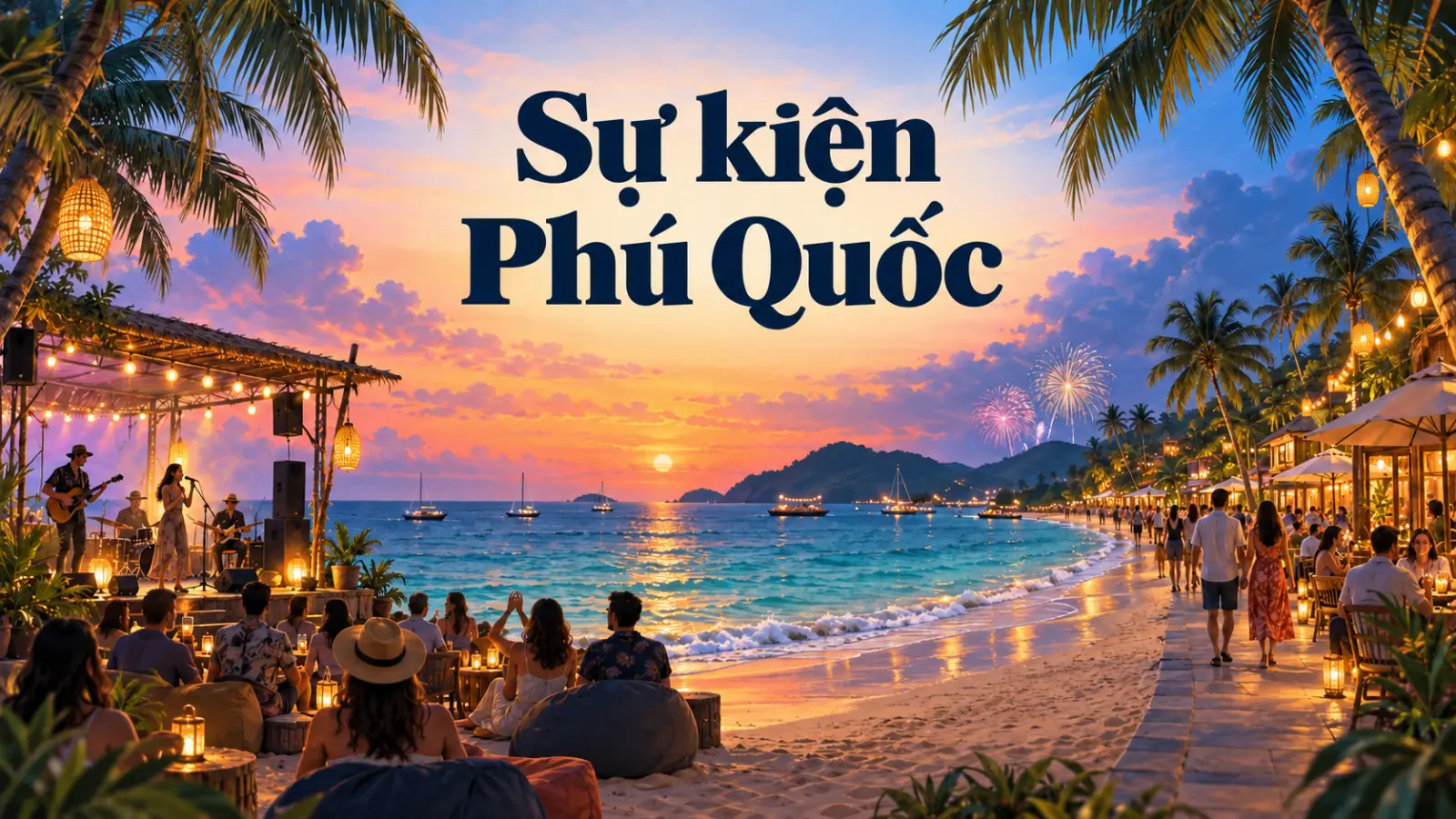 Sự kiện Phú Quốc: show diễn, âm nhạc, lễ hội và gặp gỡ