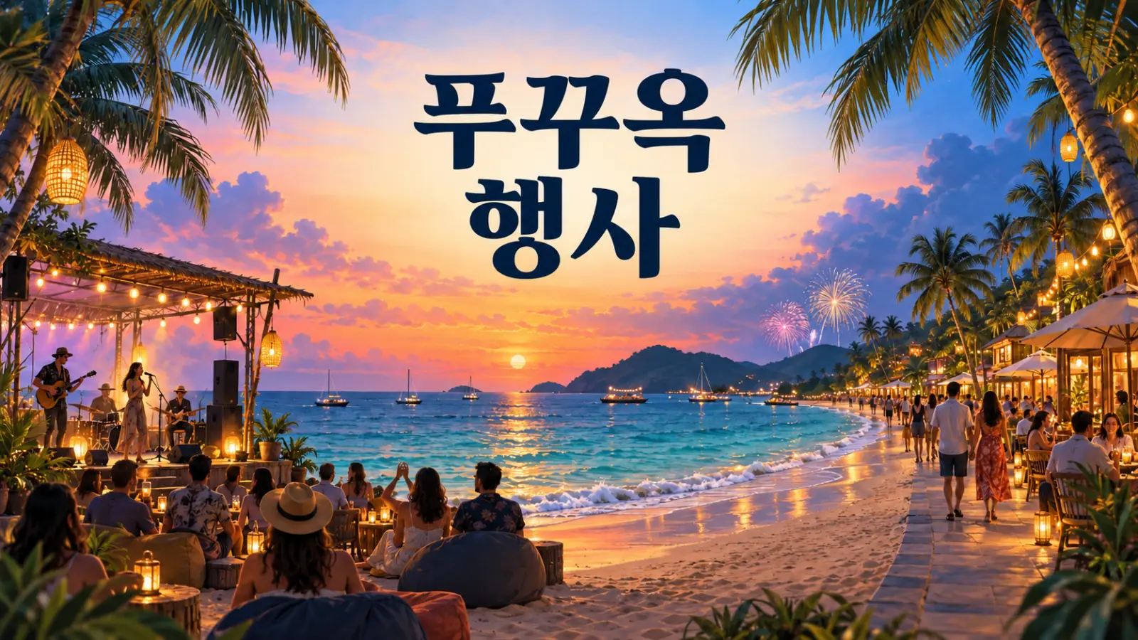 푸꾸옥 행사: 공연, 콘서트, 축제와 지역 모임