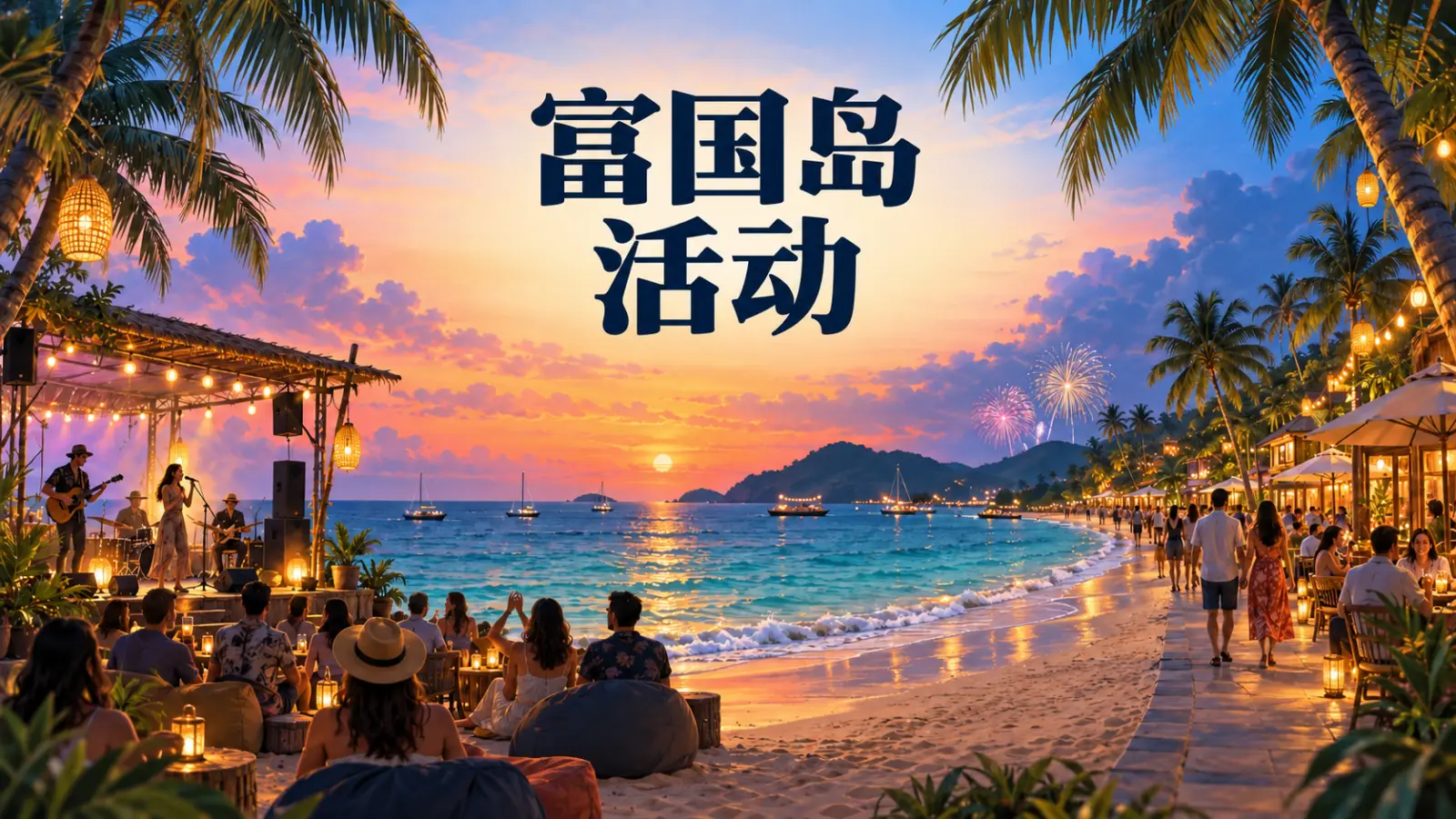 富国岛活动：演出、音乐会、节庆与社区聚会