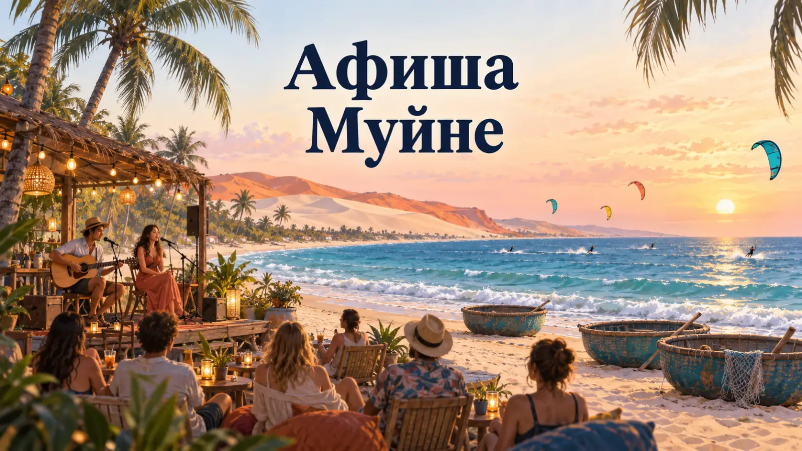 Афиша Муйне: концерты, пляжные вечеринки, спорт и фестивали