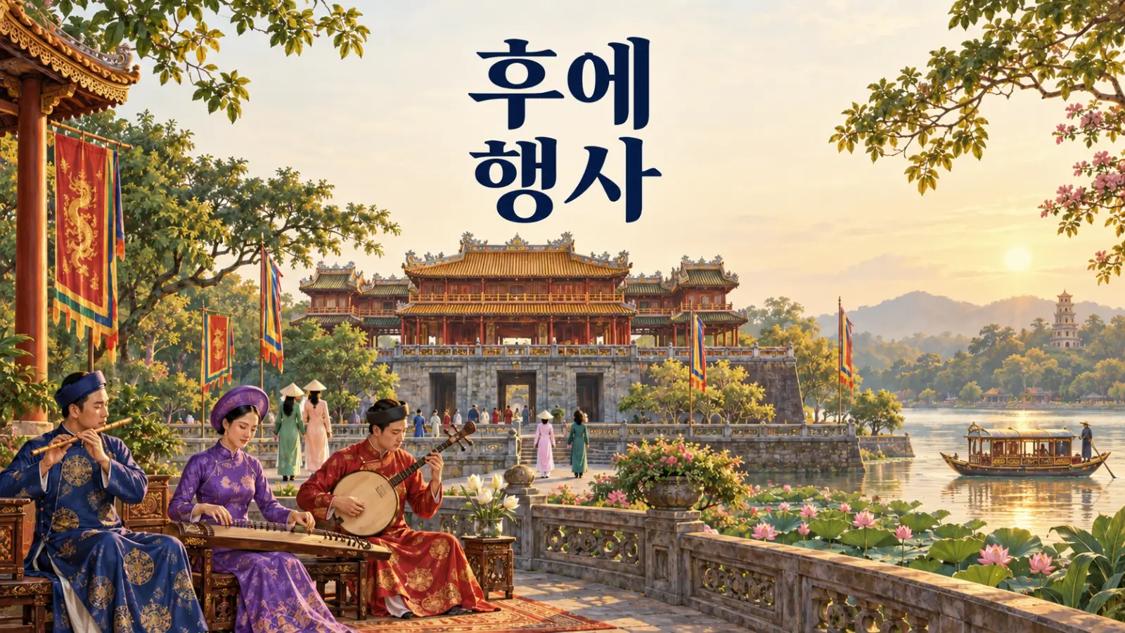 후에 행사: 축제, 콘서트, 궁중 음악과 문화 모임