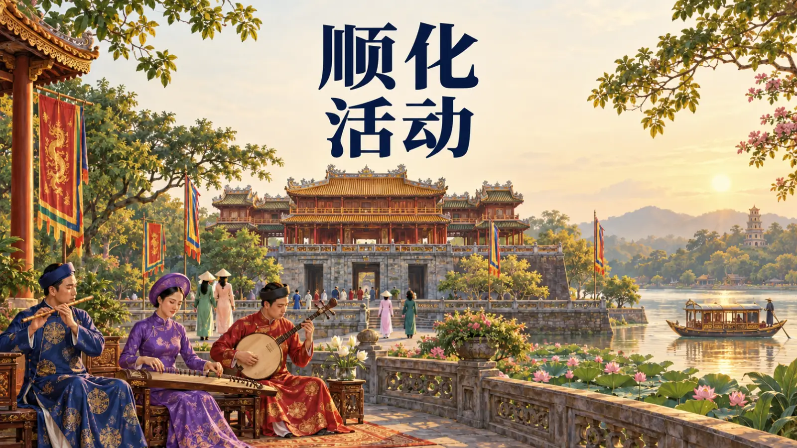 顺化活动：节庆、音乐会、宫廷音乐与文化聚会
