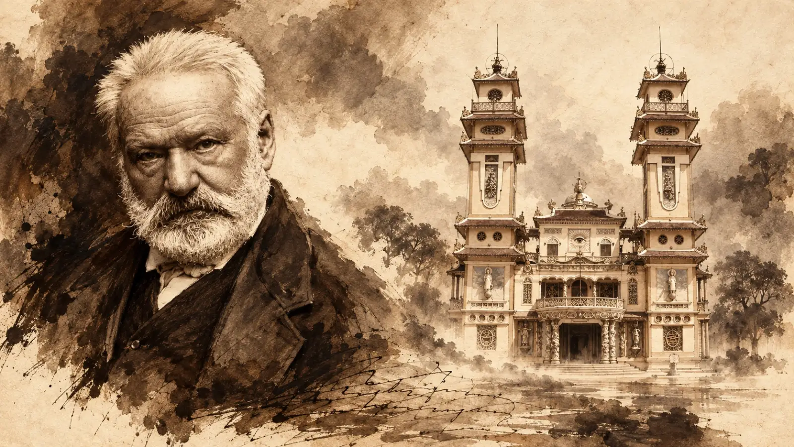 Đạo Cao Đài: vì sao Victor Hugo được tôn kính như một vị thánh