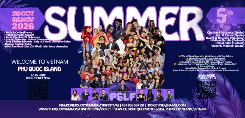 Phu Quoc Summer Latin Festival 2026 — Salsa and Bachata Festival