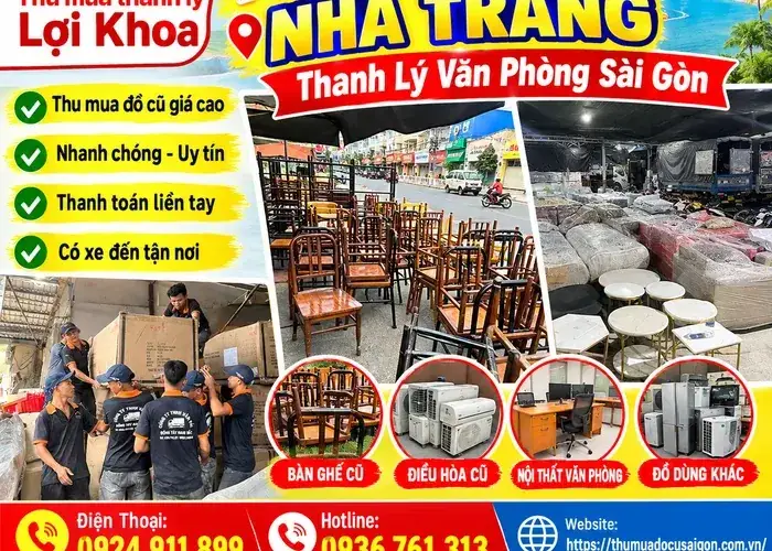 Lợi Khoa 在芽庄收购二手商业设备