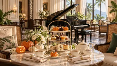 Halloween afternoon tea with piano at Potique Café