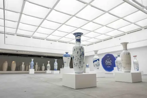 Azure Galaxy — Trương Tân exhibition in Hanoi