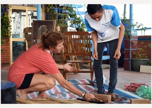 Blue Dragon — volunteers with professional skills
