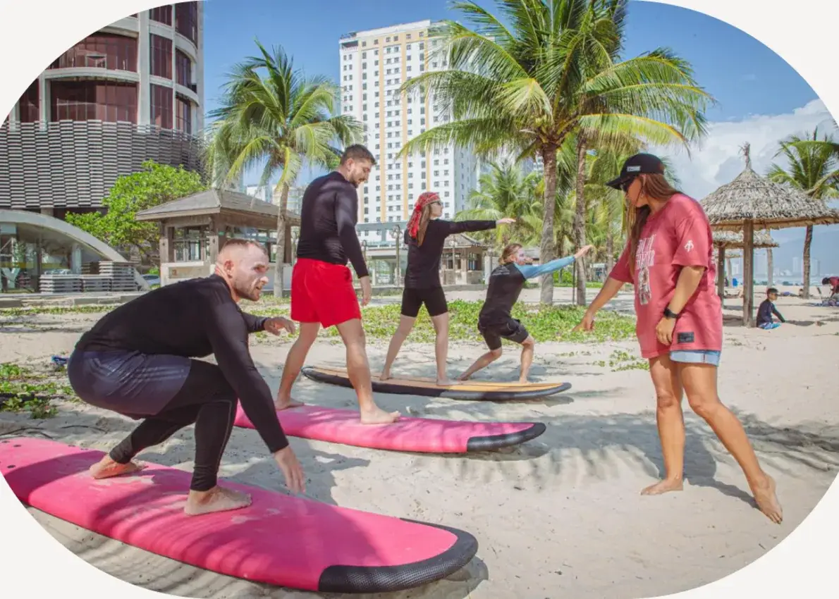 다낭 Epic Surf School 서핑 레슨