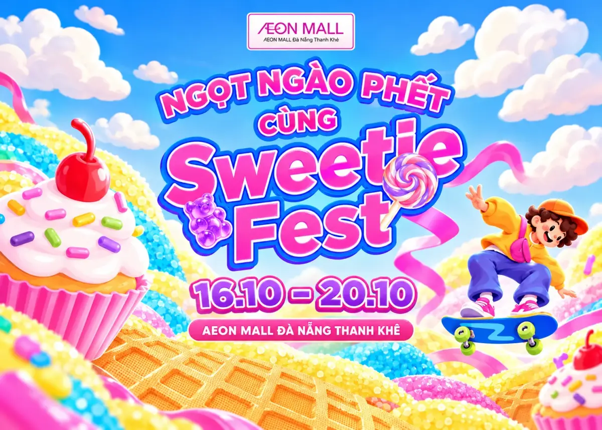 Sweetie Fest в Дананге: капкейки, сладости и парад маскотов