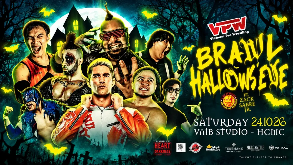 Brawl Hallows Eve: рестлинг-шоу VPW в Хошимине