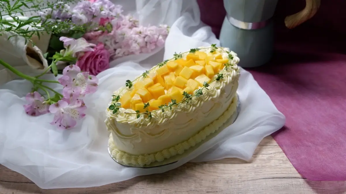 Mango Earl Grey Chiffon Cake workshop