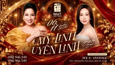Mỹ Linh и Uyên Linh: вечер Mây Lang Thang в Ханое