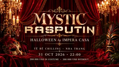 Mystic Rasputin: Impera Casa Halloween at Tê Bê