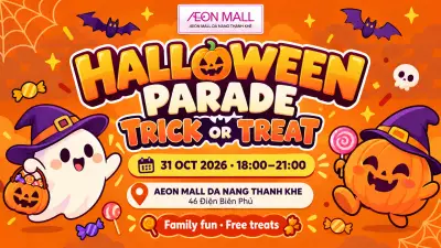 AEON MALL Thanh Khê 할로윈 퍼레이드와 트릭 오어 트릿